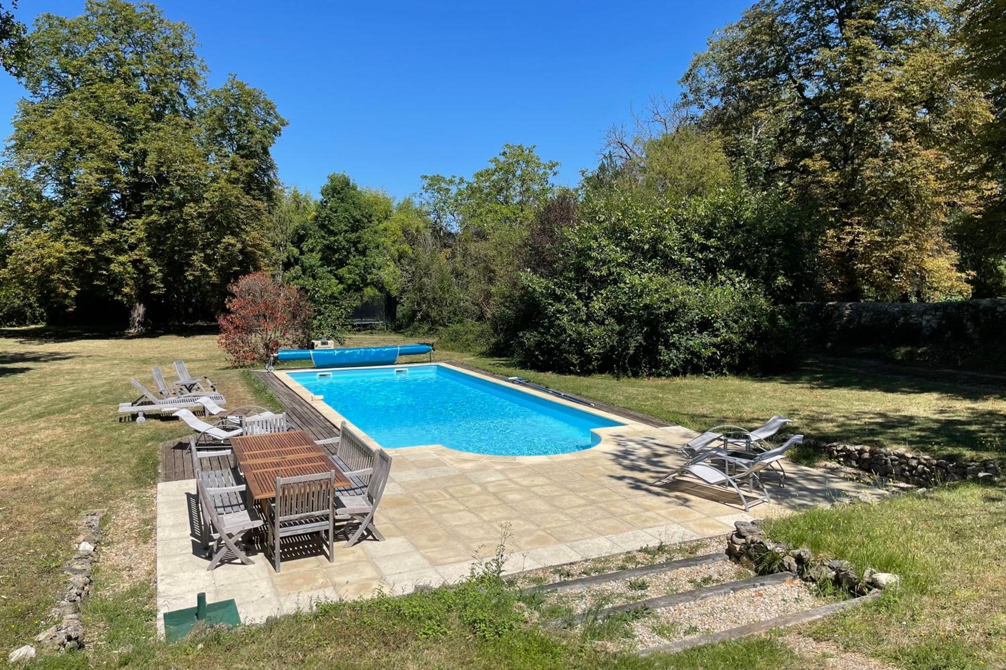 Beautiful 6 Bedroom House With Pool & Large Garden Le Pêchereau Zewnętrze zdjęcie